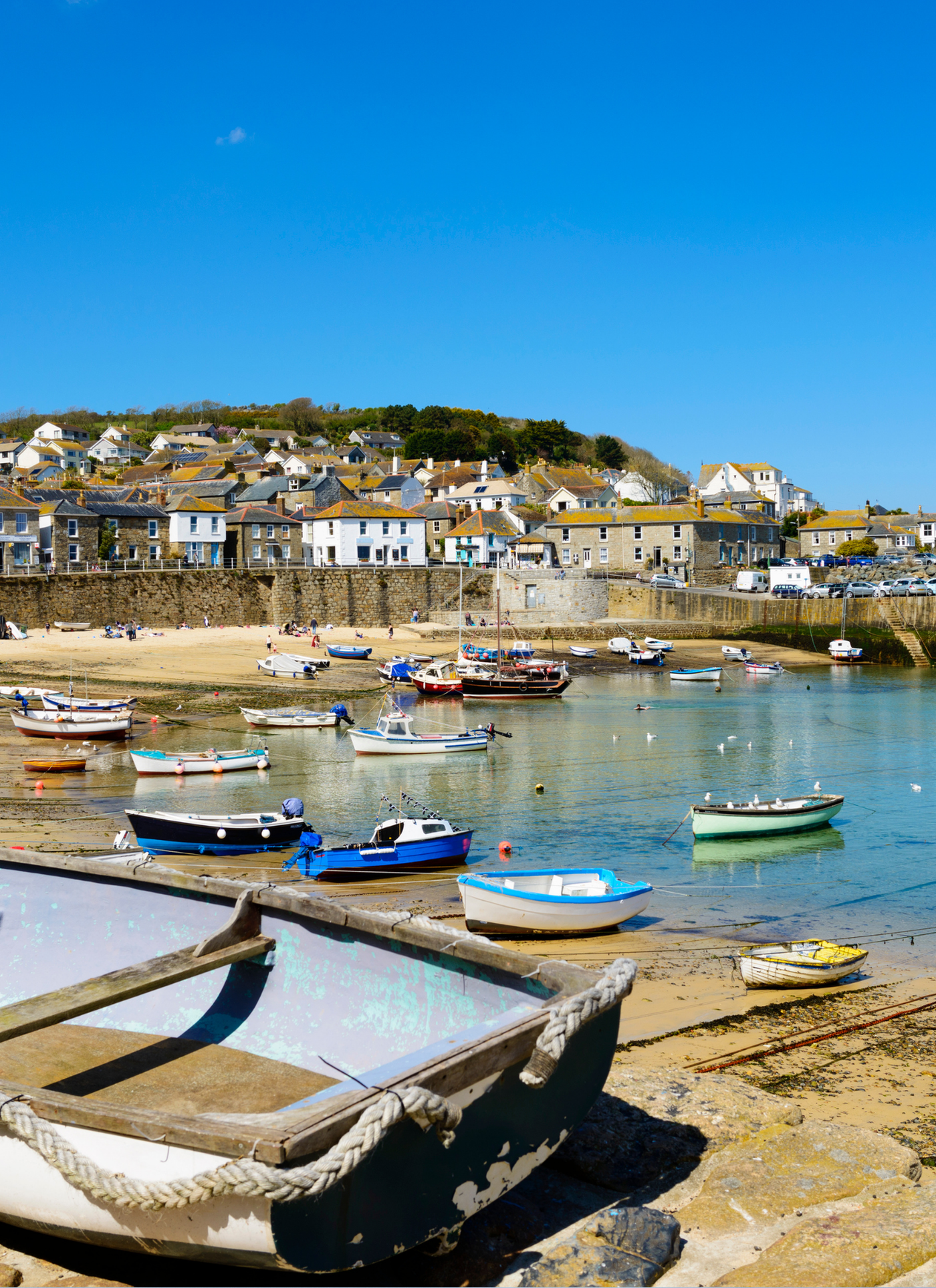 Harbor Life in Cornwall – Paint by Numbers Kit