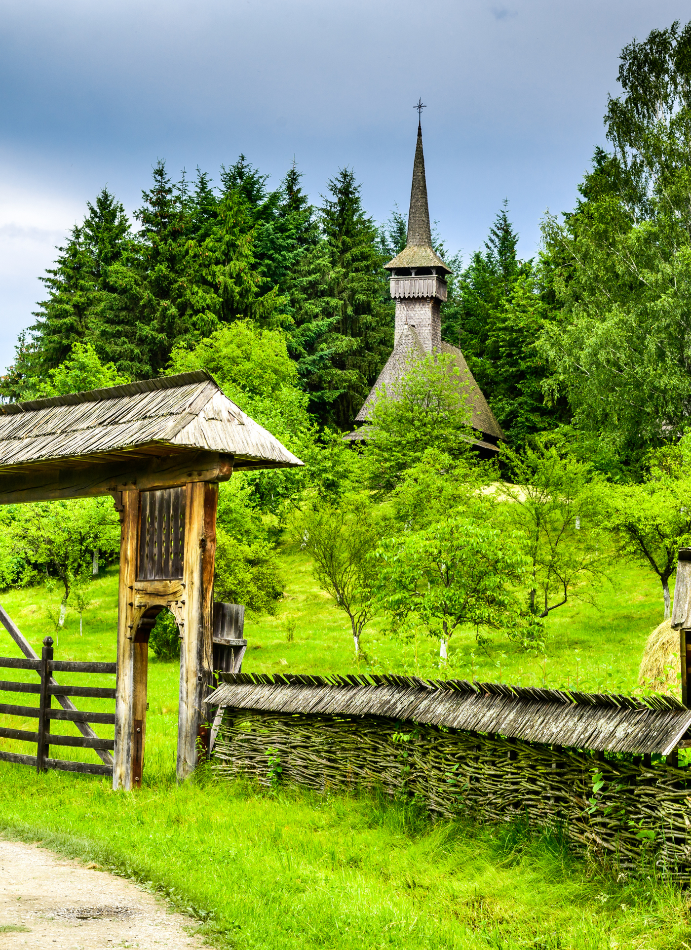 Rustic Village Chapel – Paint by Numbers Kit
