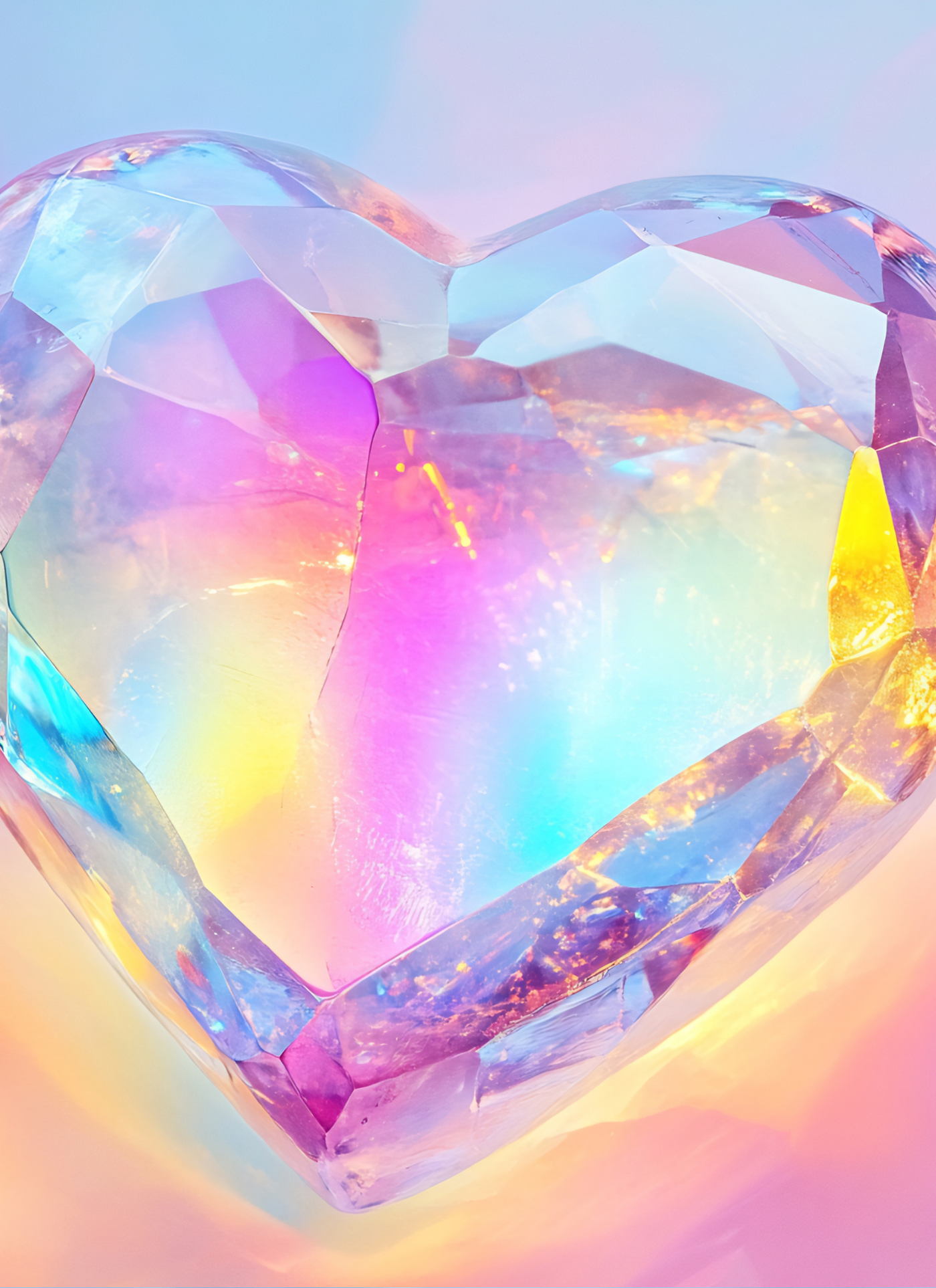 Prismatic Heart – Paint by Numbers Kit