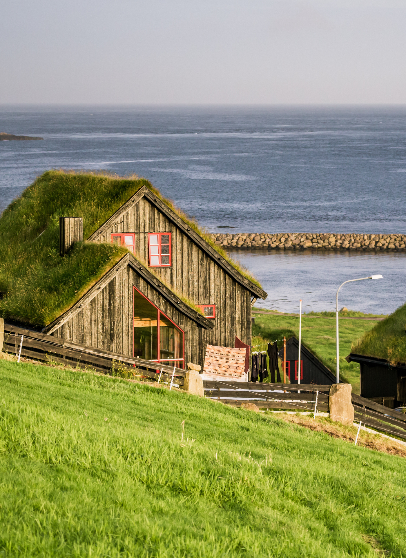 Faroe Islands Cottage View – Paint by Numbers Kit