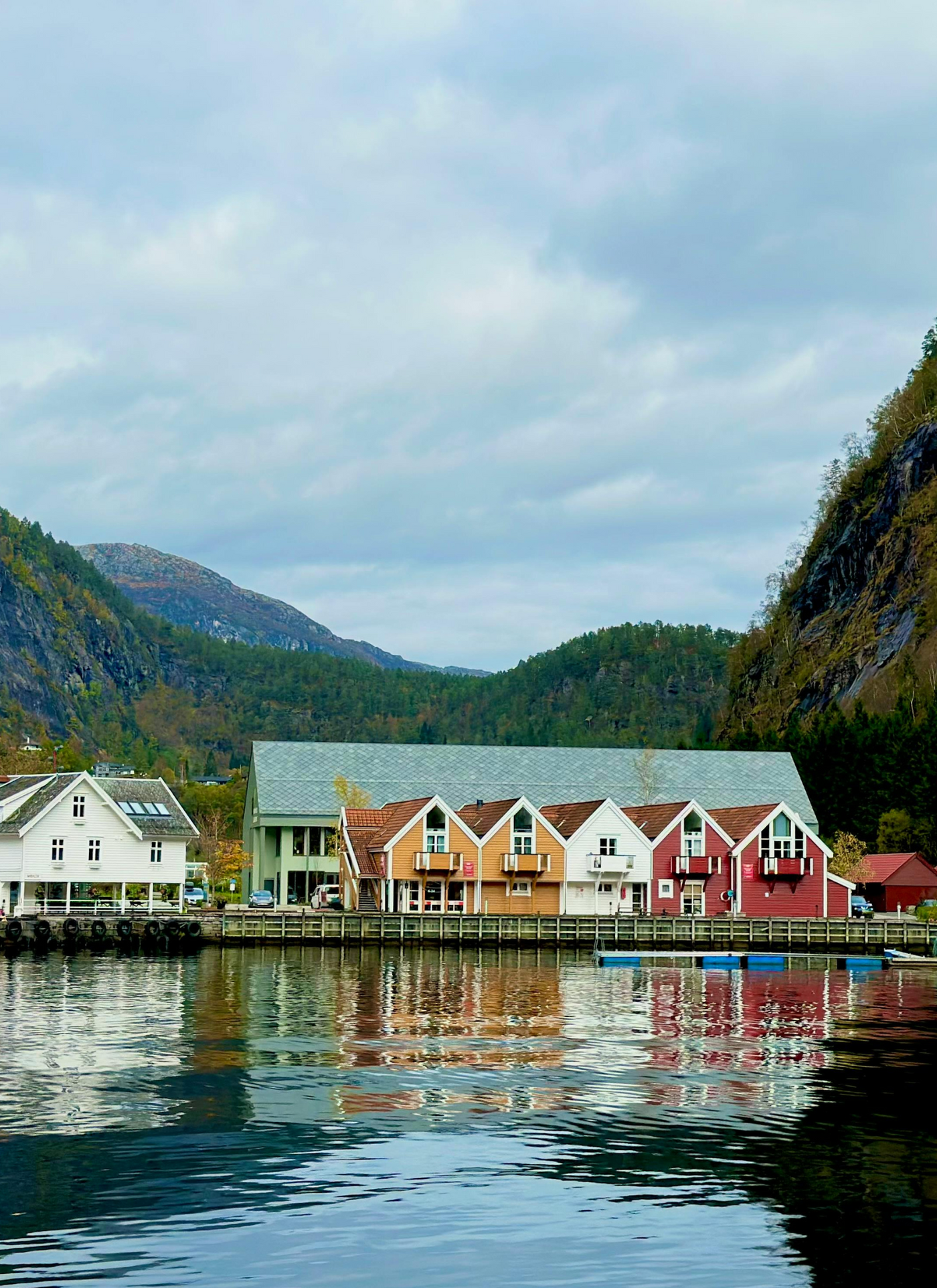 Fjord Reflections – Nordic Village Paint by Numbers Kit